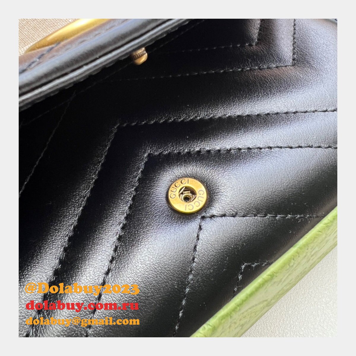 Gucci high quality Designer Replica GG Marmont continental wallet 443436 Bag