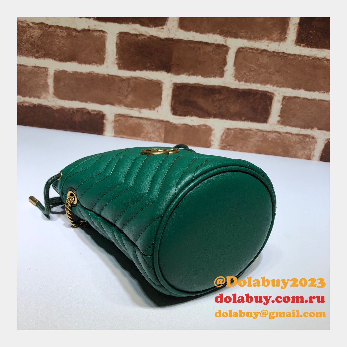 Gucci Replica 7 Star GG Marmont mini bucket 575163 bag