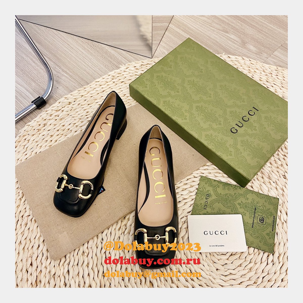 AAA+ Gucci Replica Horsebit Loafers Calfskin shoes