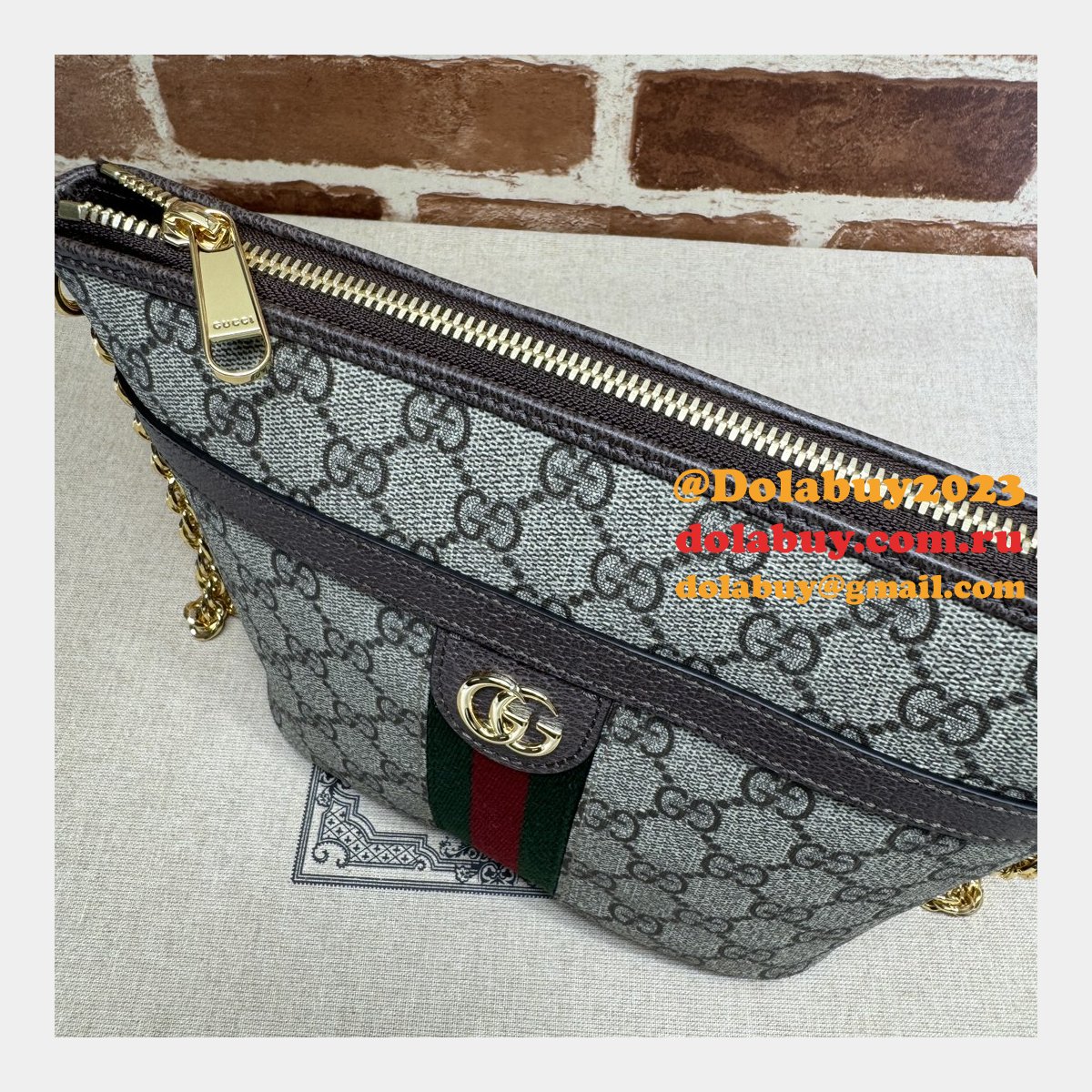 Ophidia GG Perfect Replica Gucci 781397 Shoulder Designer Bag