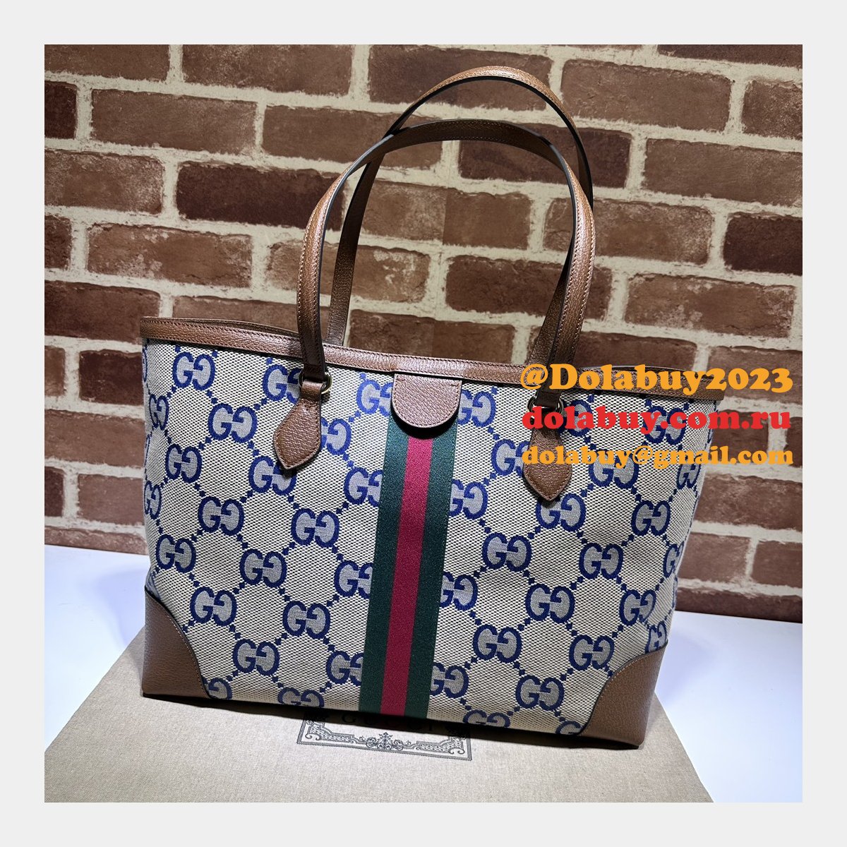 Ophidia Designer Gucci Replica GG 631685 Tote Bags