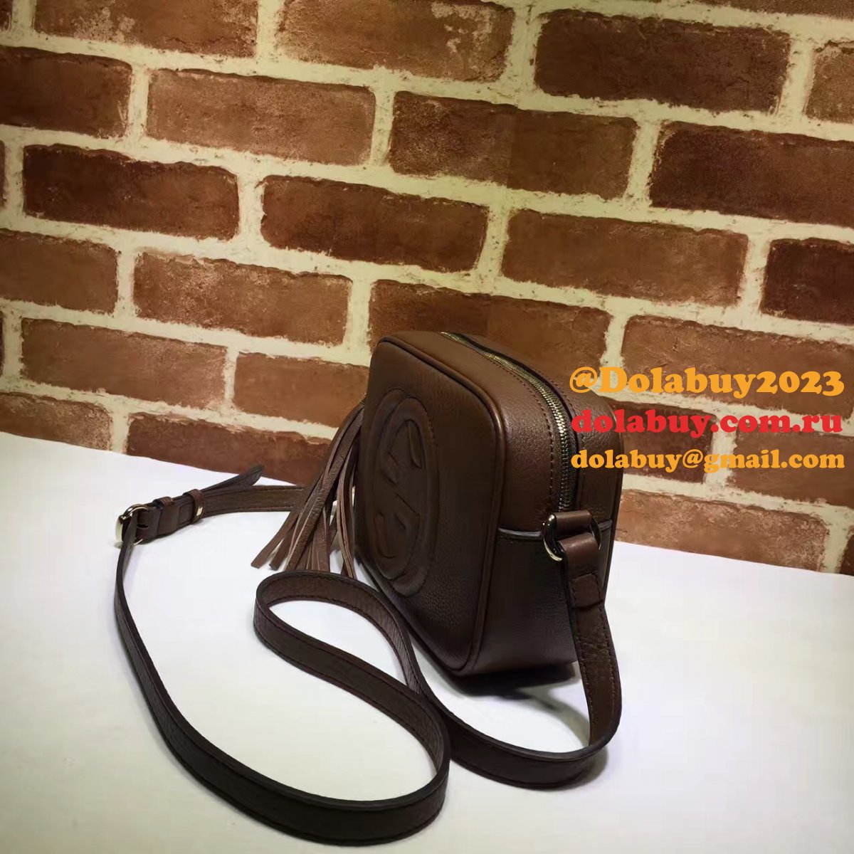 AAA+ Gucci Replicas Soho small leather disco 308364 bag