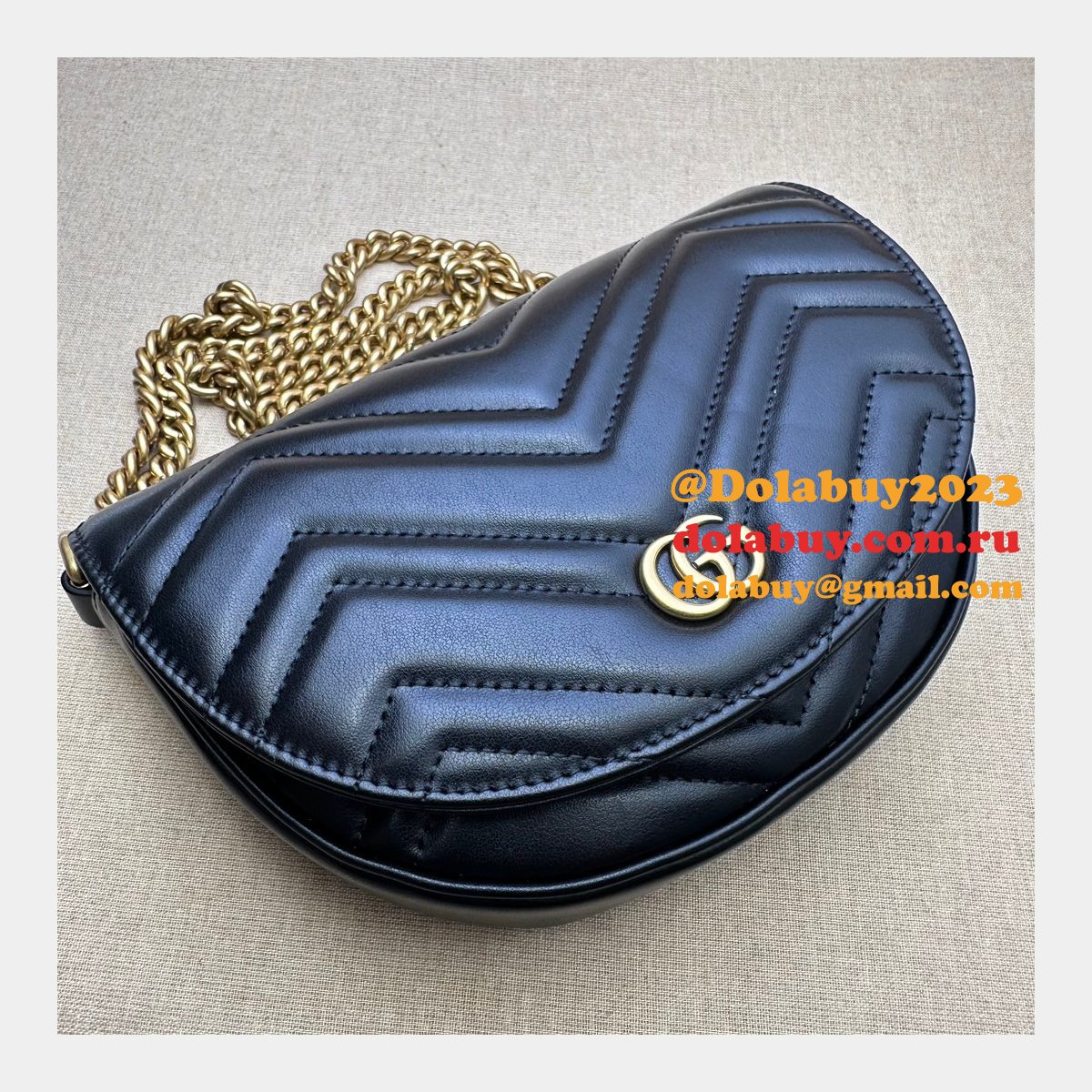 Offers 1:1 Replica Gucci GG Marmont 746431 Matelassé Chain Bag