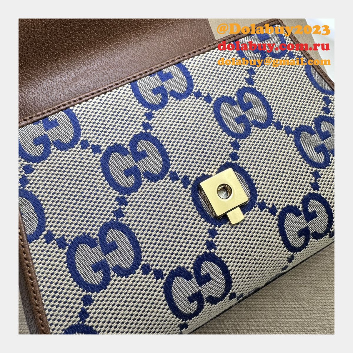 Horsebit Gucci 1955 Replica Top Handle GG 7 Star Bag