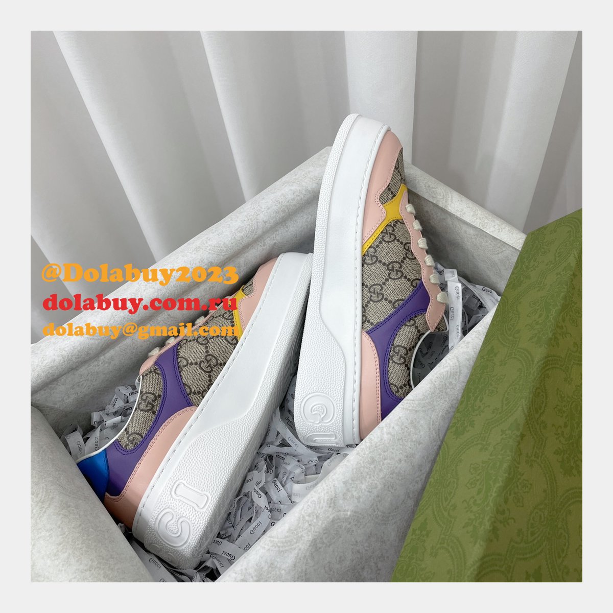 Buy Cheap Designer Replica GG Couple Platform Gucci Shoes