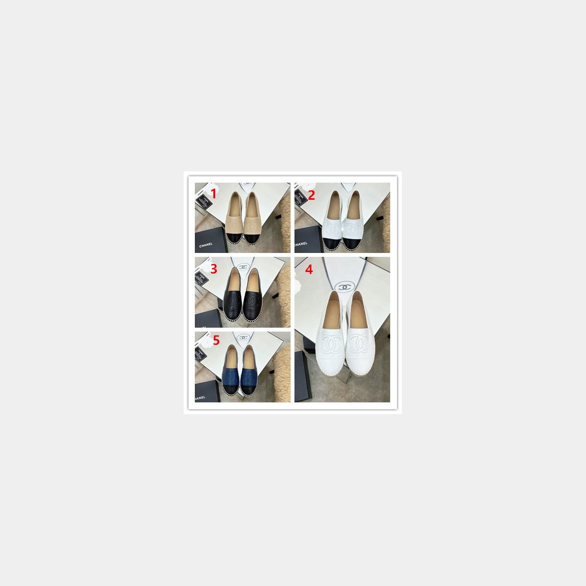 High Quality CC Designer ESPADRILLES SHOES