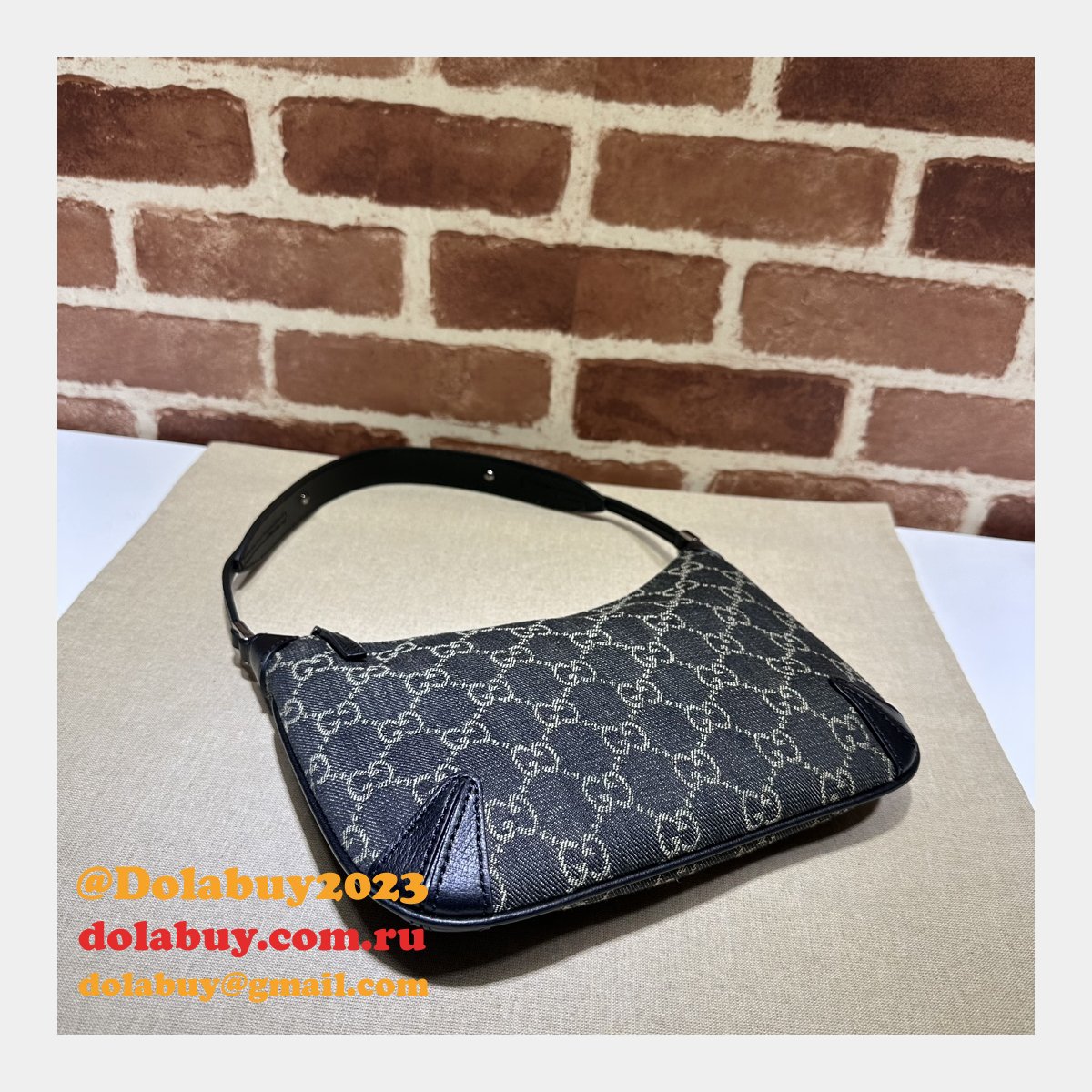 High Quality Horsebit Gucci Duplicate 774719 Black Bags