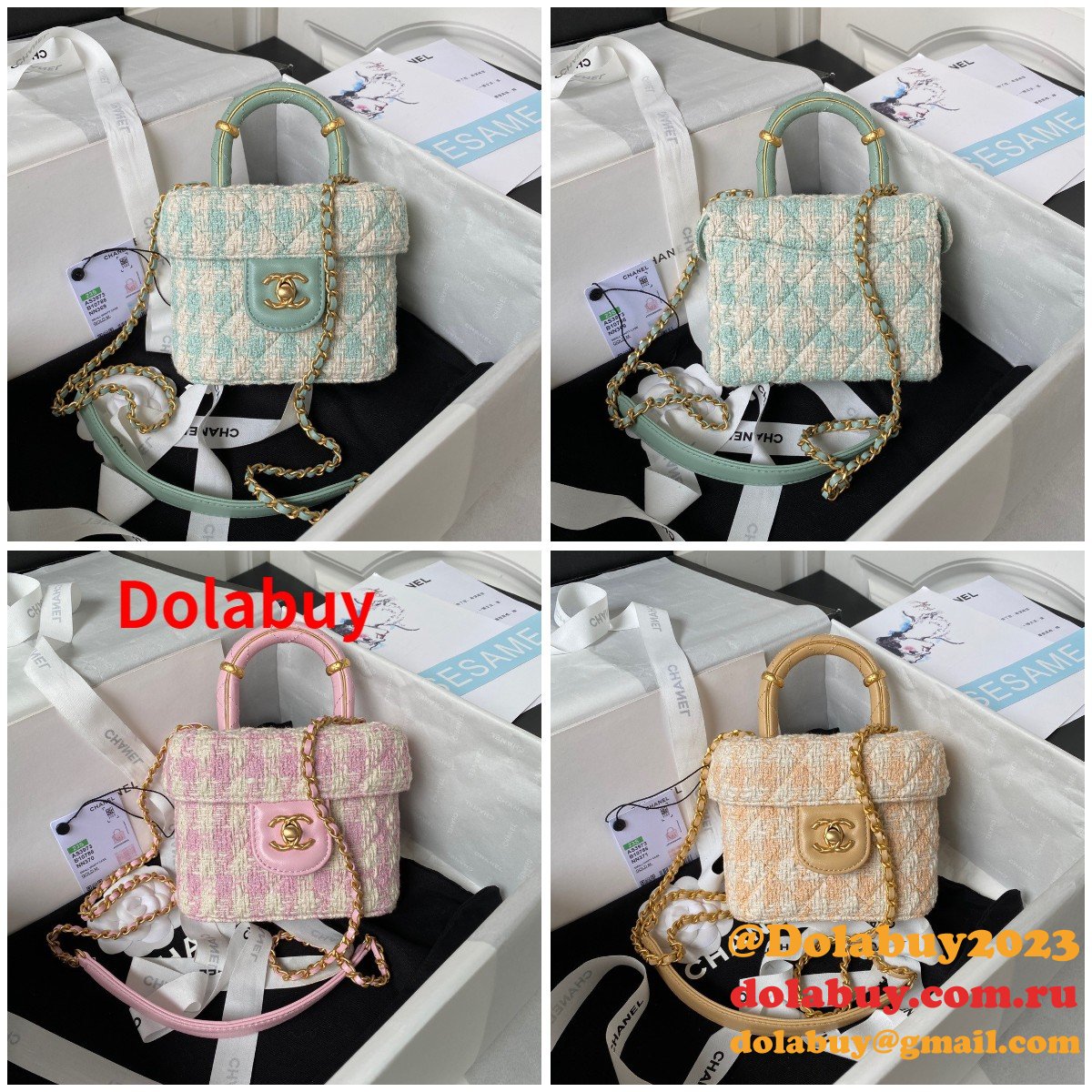 Perfect AS3973 Vanity Case Lambskin Knockoff Replica Bag