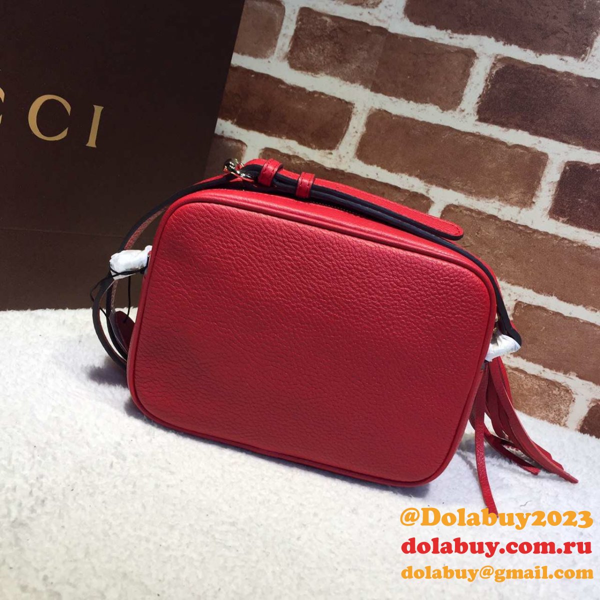 AAA+ Gucci Replicas Soho small leather disco 308364 bag