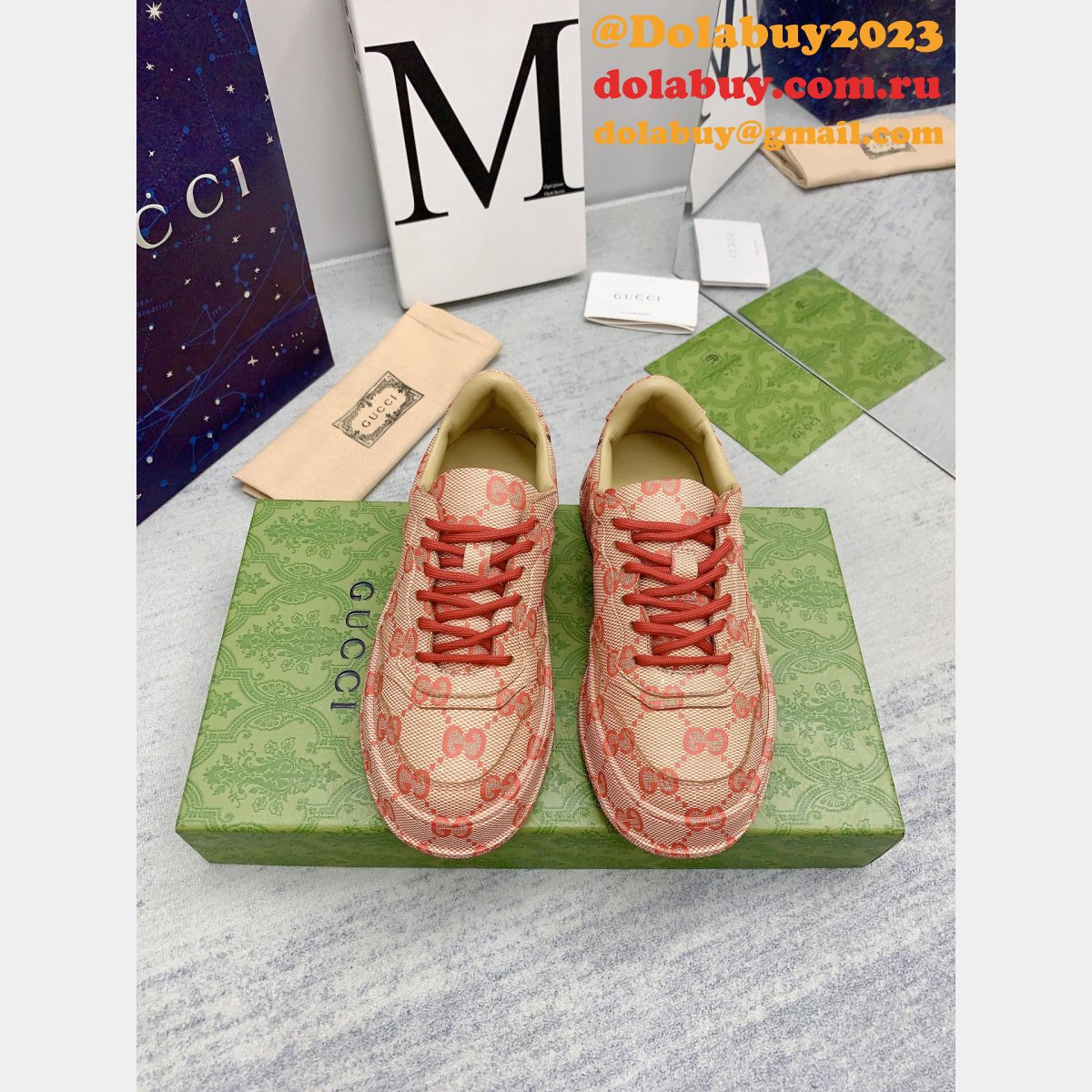 Designer Replica Gucci Biscuit Classic Presbyopia Shoes