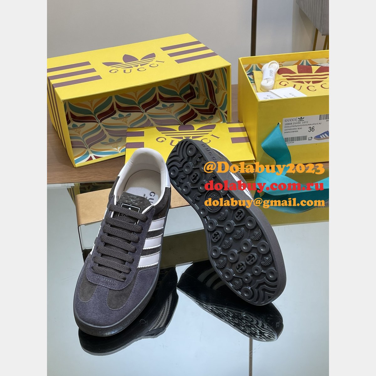 Top Quality gucci & adidas couple sneakers 2024
