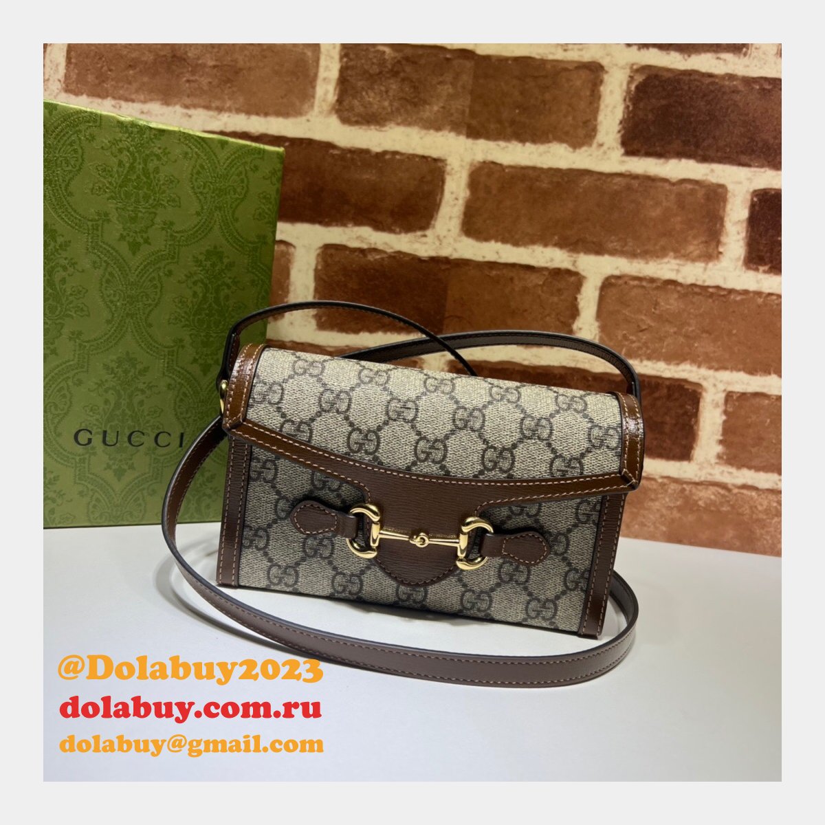 High Quality Gucci Horsebit 1955 AAA+ Replica 699296 Crossbody Bags