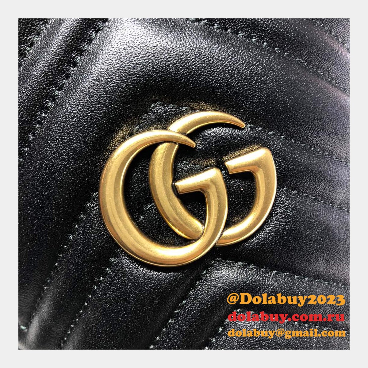 Gucci Replica 7 Star GG Marmont mini bucket 575163 bag