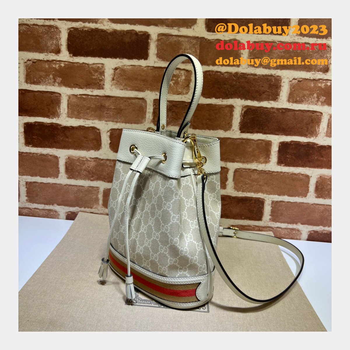 Gucci 550621 Ophidia small GG bucket Best Replica bag
