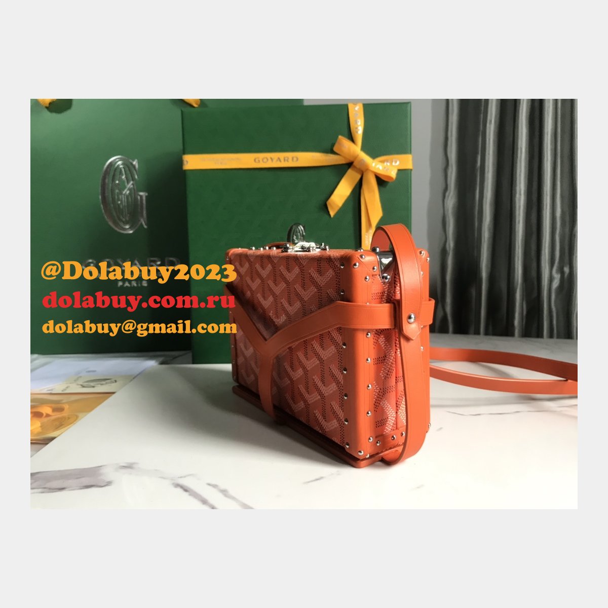 Best Quality 020177 Minaudière Goyardine Replica Goyard bags