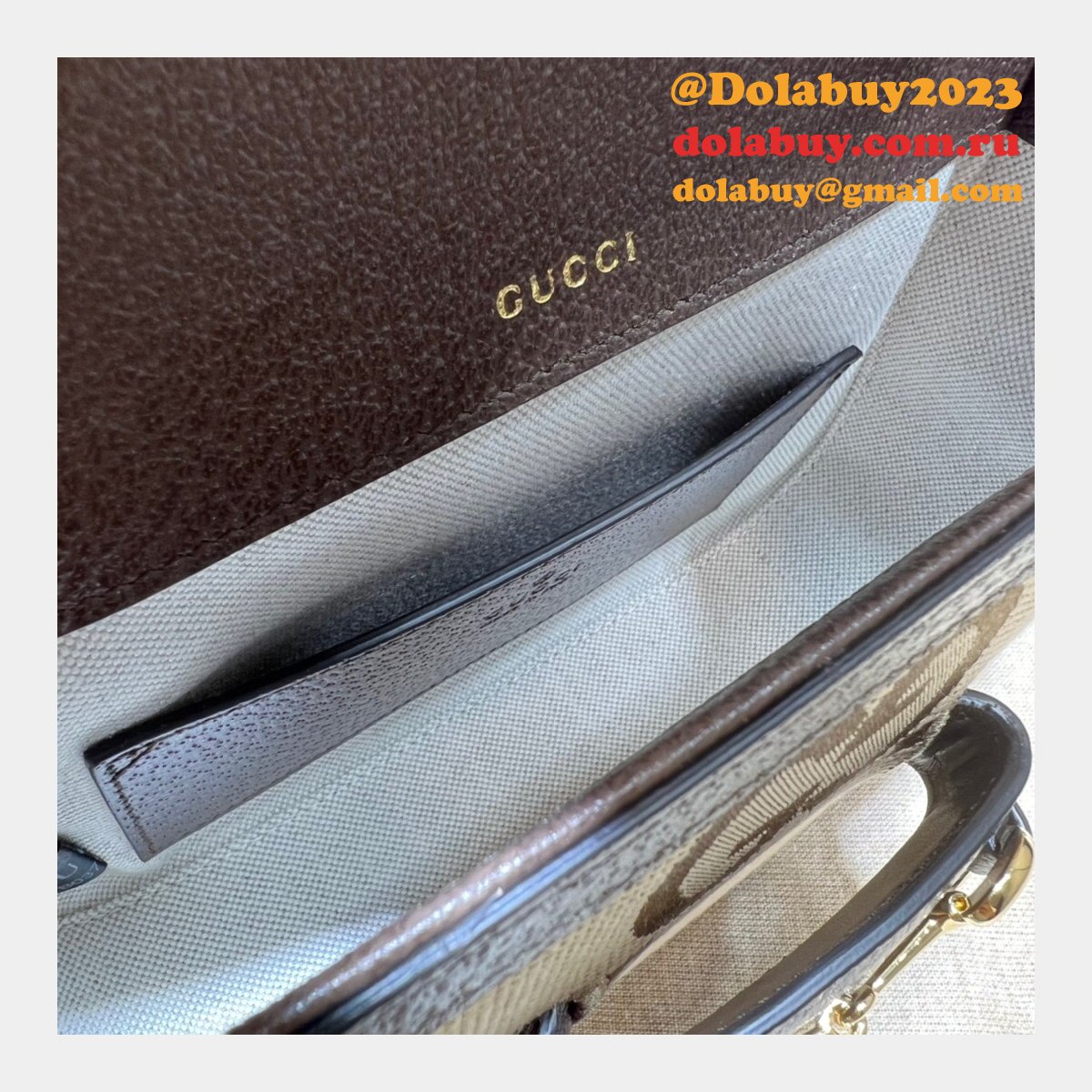 Gucci high quality replica 658574 Horsebit 1955 jumbo handbags