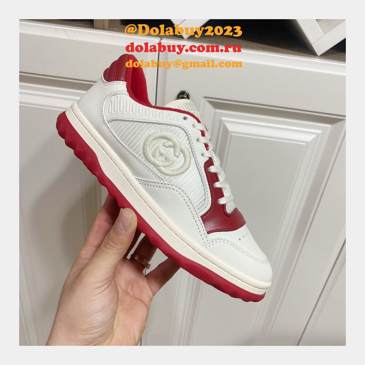 Gucci Replica Inspired Mac80 Leather Low-top Sneakers 1:1 Mirror Shoes