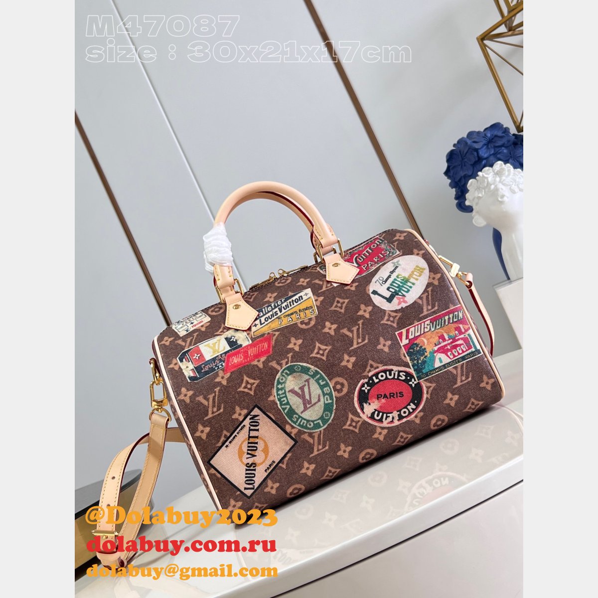 Best Louis Vuitton Replica M47087 Speedy Bandoulière 30 Luxury Bag