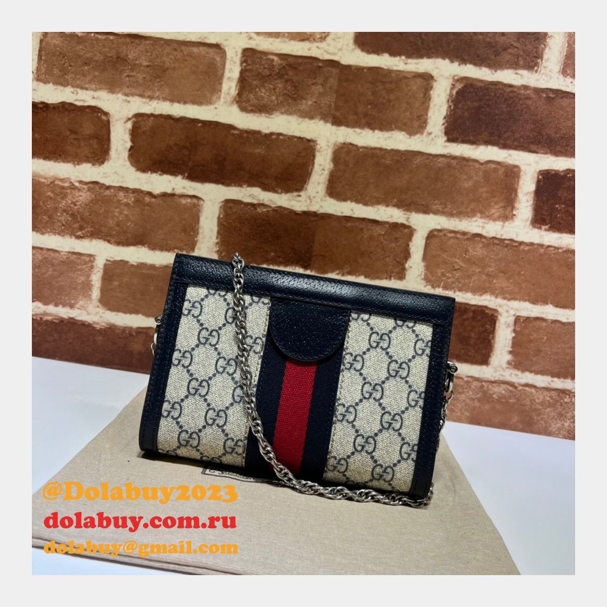 Replica Gucci Inspired Ophidia Shoulder 602676 Bag GG Supreme
