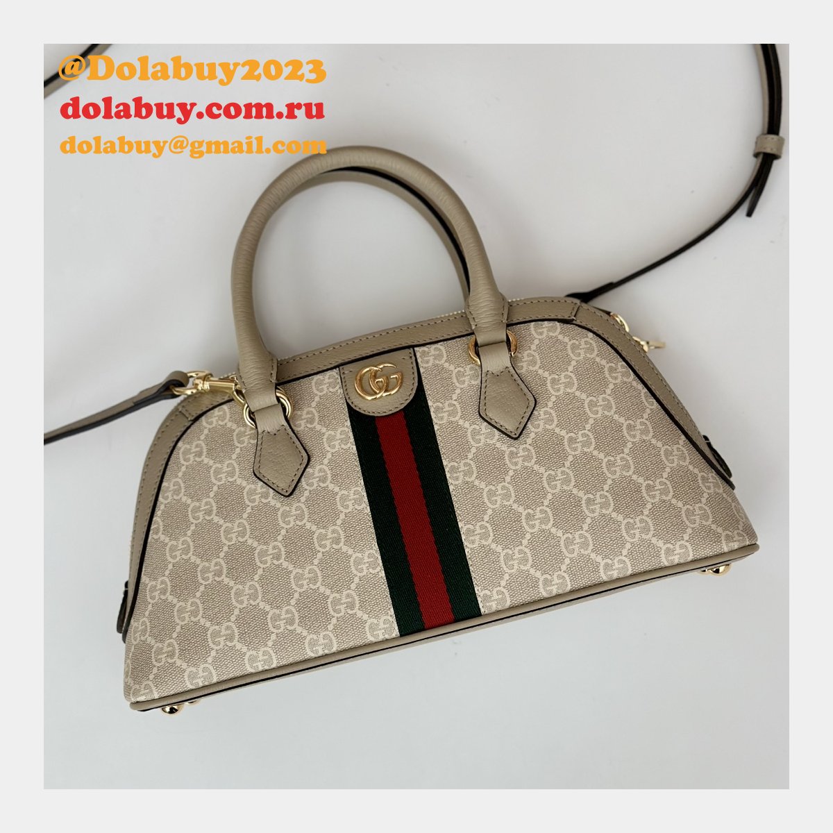 Luxury Gucci 795249 Ophidia Shoulder Top Handle Duplicate Bag