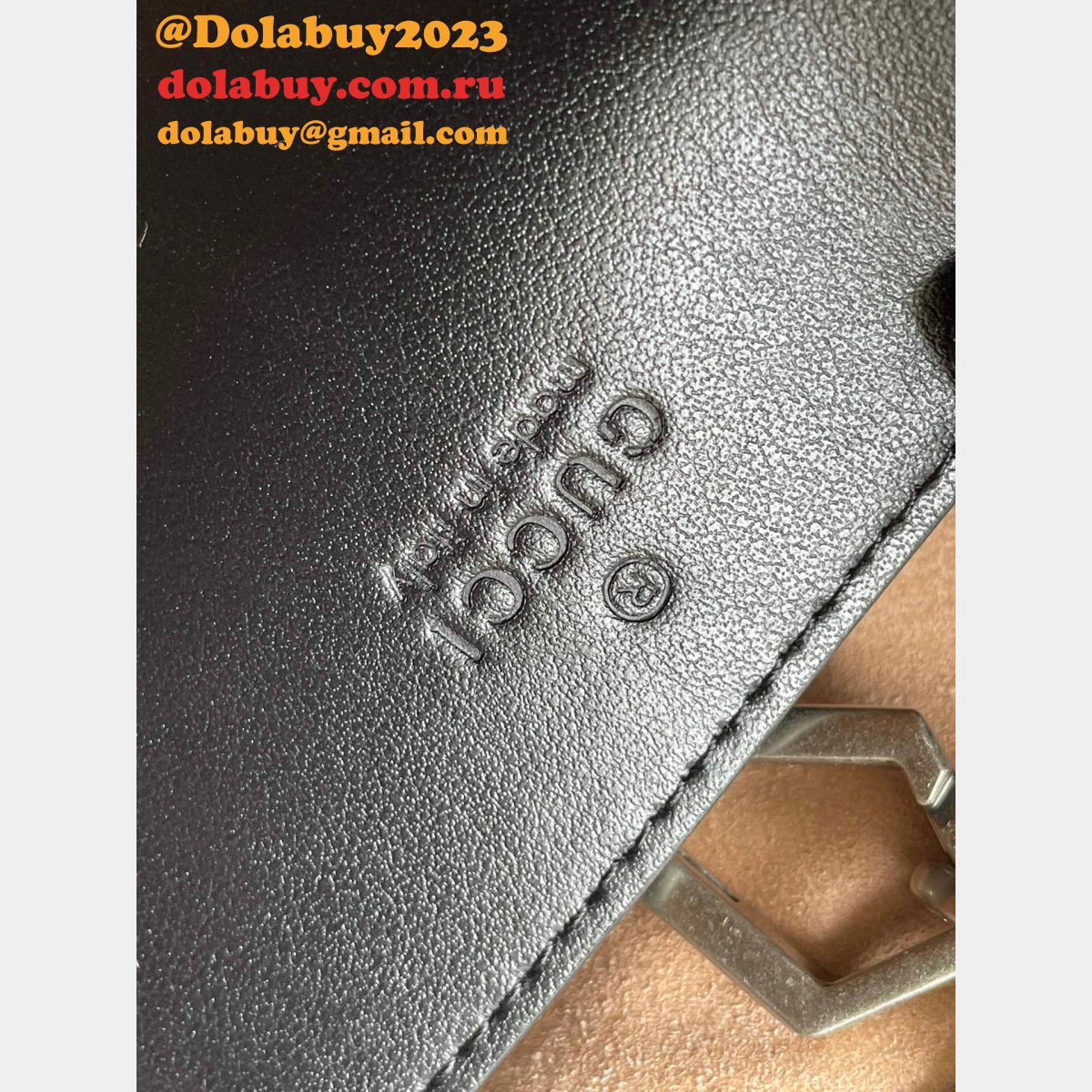 High Quality Gucci Replica 681483 Black Small GG Marmont Tote Bag