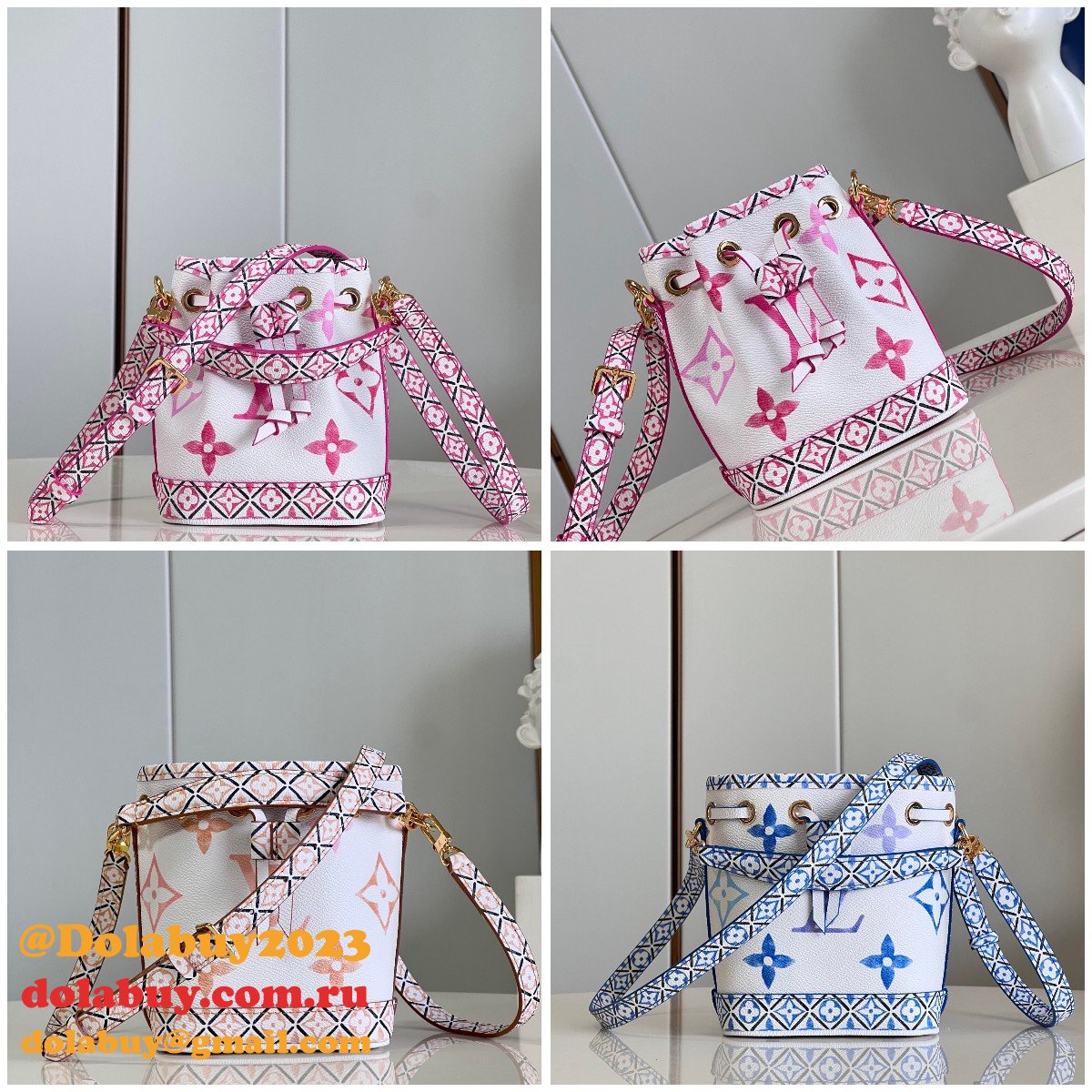 Nano Noé Autres Toile M82386 Inspired Louis Vuitton Designer Bag