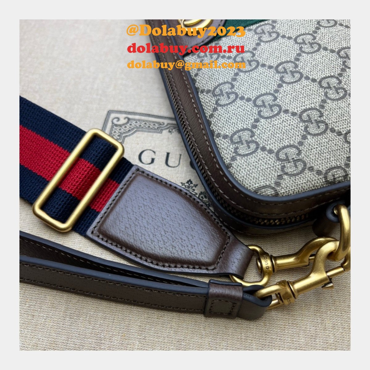 Buy 1:1 Gucci shoulder Ophidia GG shoulder 699439 replica bag