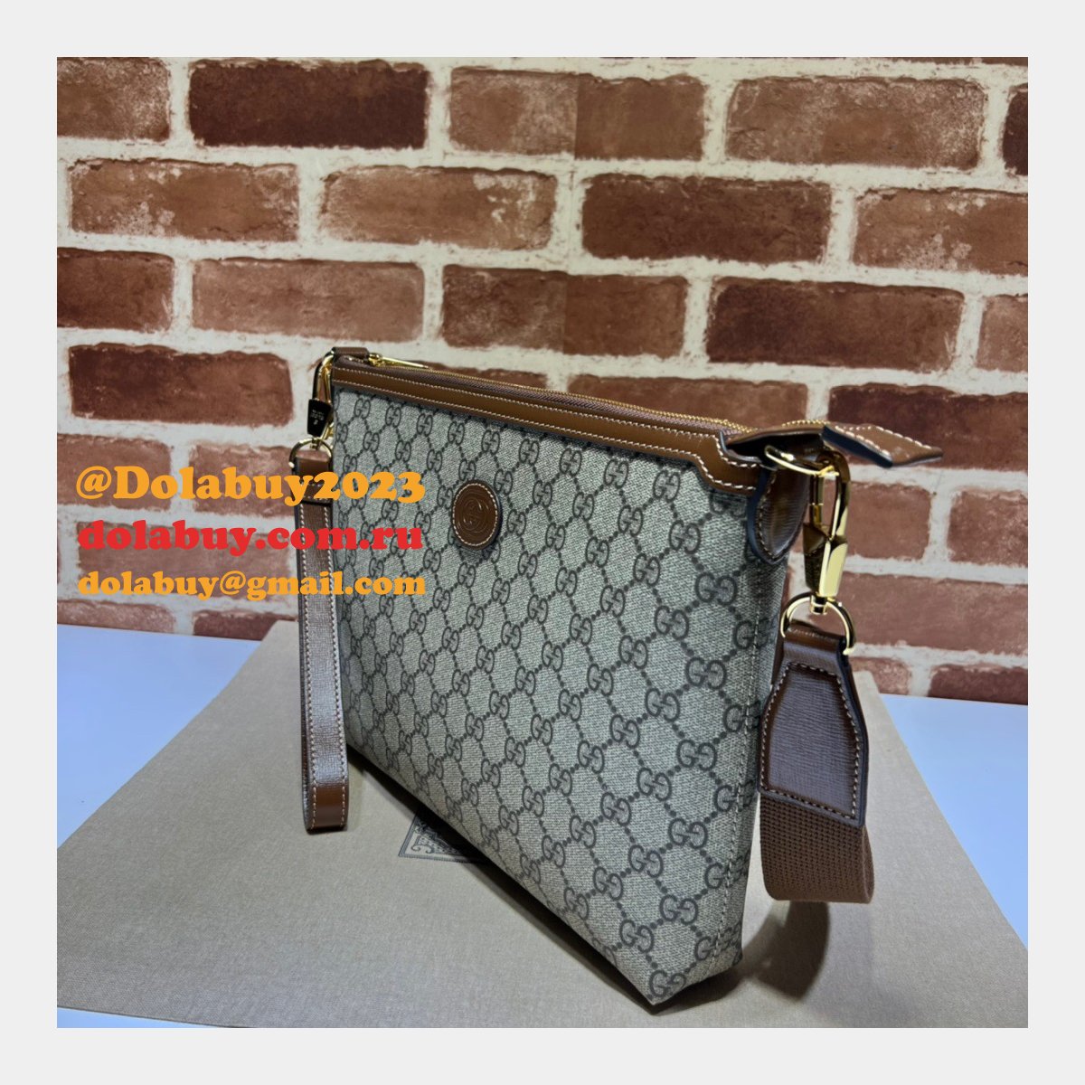 Gucci 7 Star 726833 Messenger Interlocking G Replicas Bag