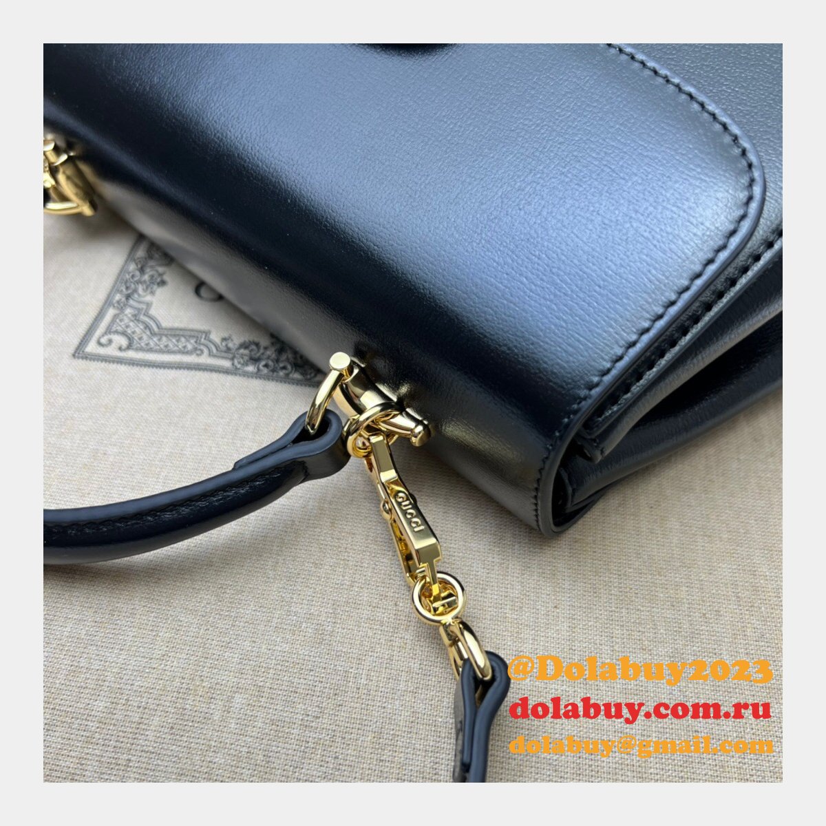 Gucci 702049 First Copy Horsebit 1955 Top Handle Bags