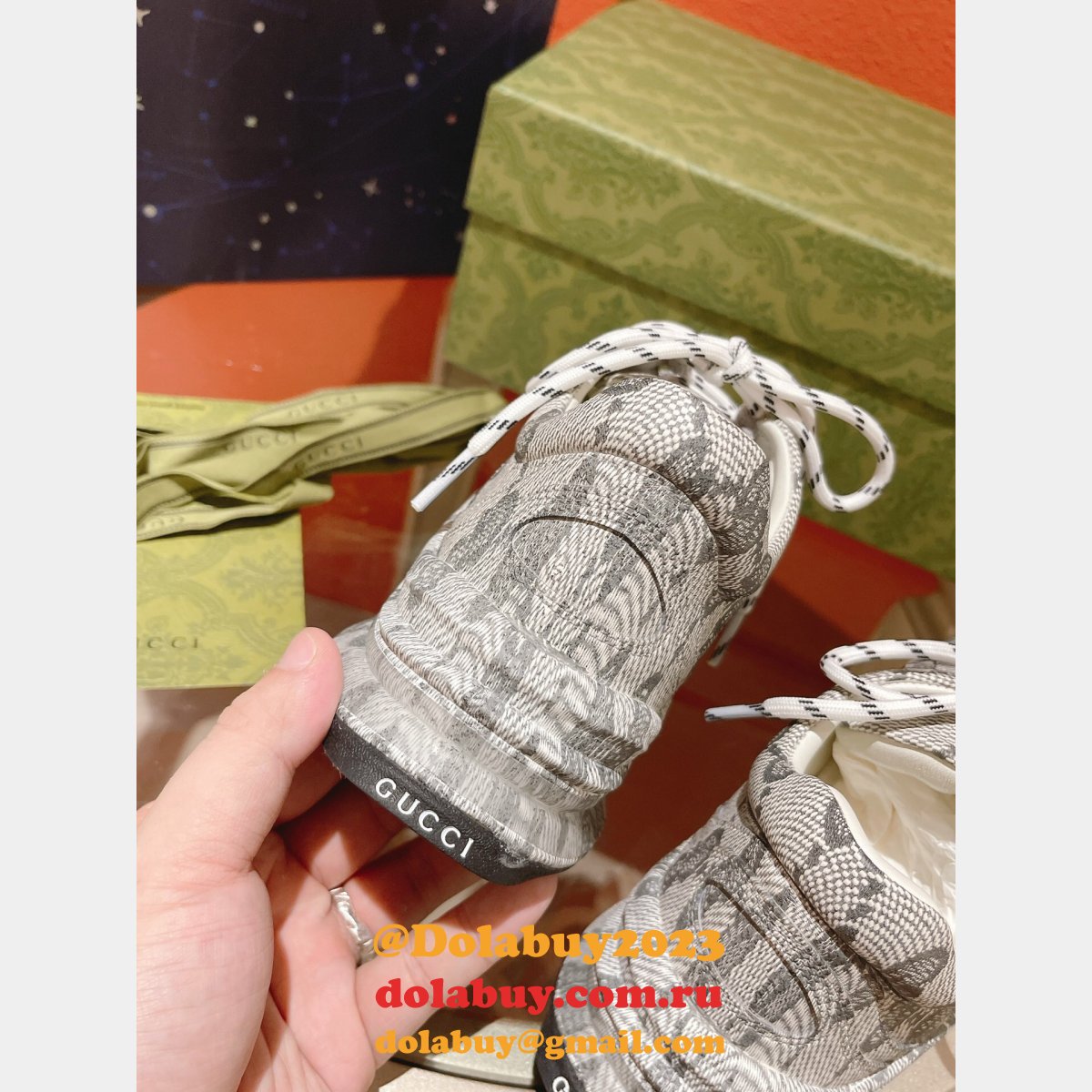 High Quality Copy Run Shoes Gucci Togo Luxury Designer
