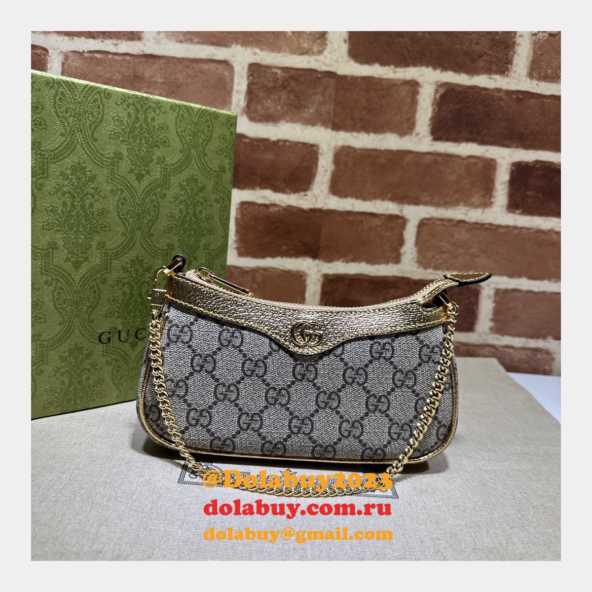 Copy Gucci 764960 Ophidia Supreme Designer Luxury Bag