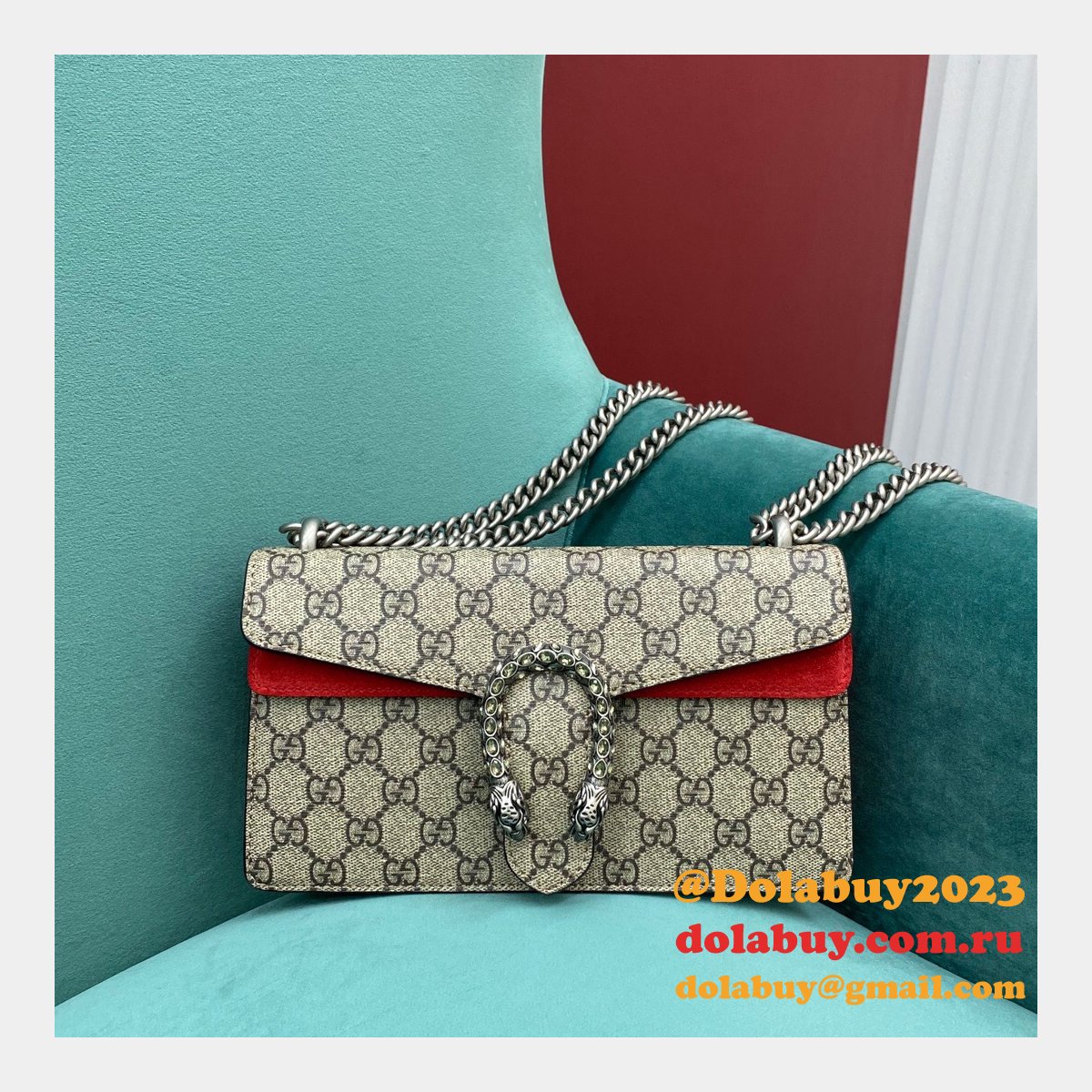 Wholesale UK Gucci 499623 Dionysus GG small shoulder bag