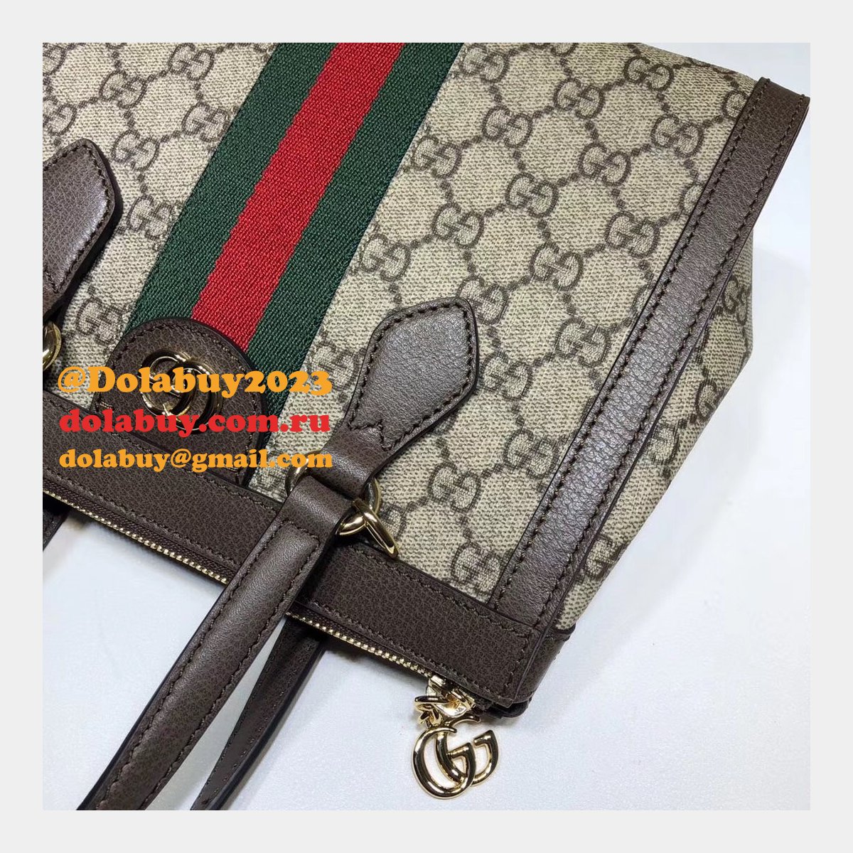 Top Quality Gucci GG 547551 Supreme Flora Ophidia Small Tote Bag