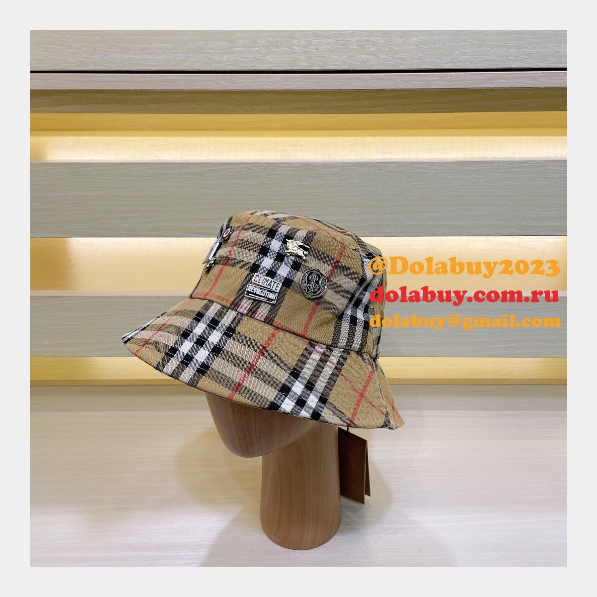 Luxury Burberry Shop Replica fishmen hat