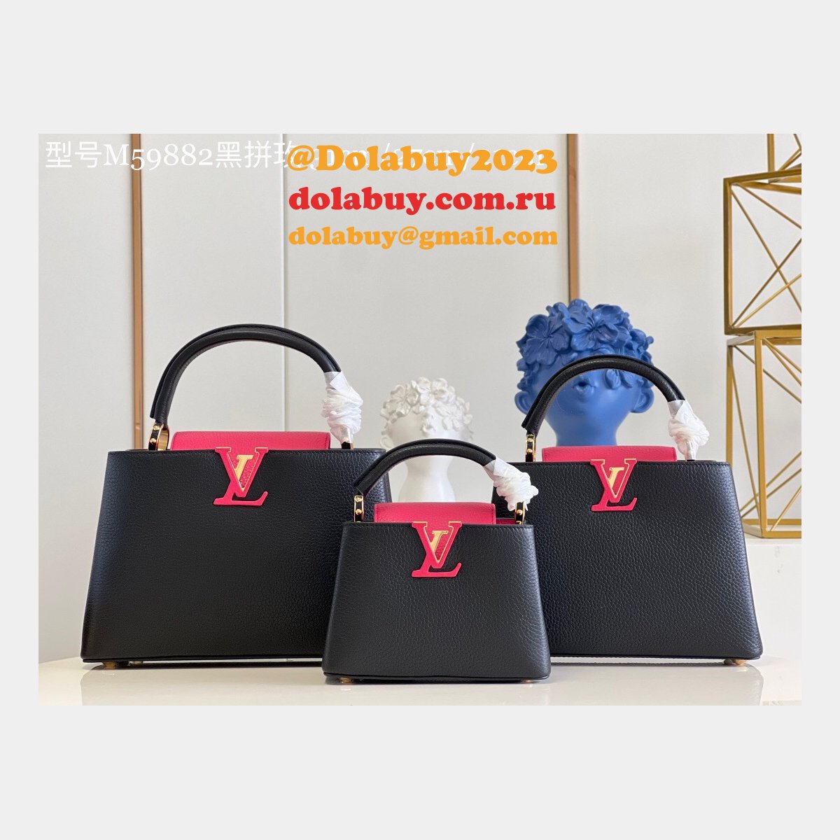 Louis Vuitton M59882 Capucines AAA+ Class High Replica Bag