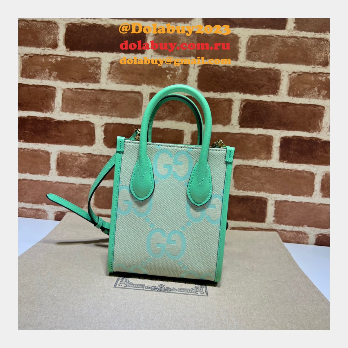 Gucci Perfect 671623 Tote Interlocking G Jumbo Fake bag
