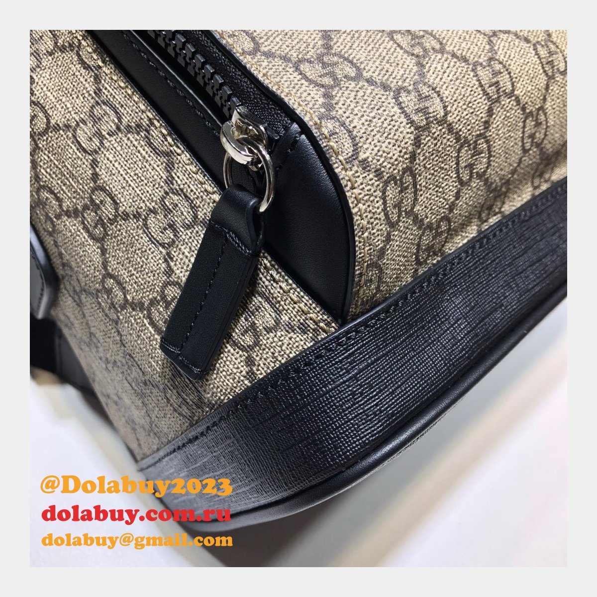 Gucci High Quality Replica 429020 GG Monogram Supreme Backpack Bag