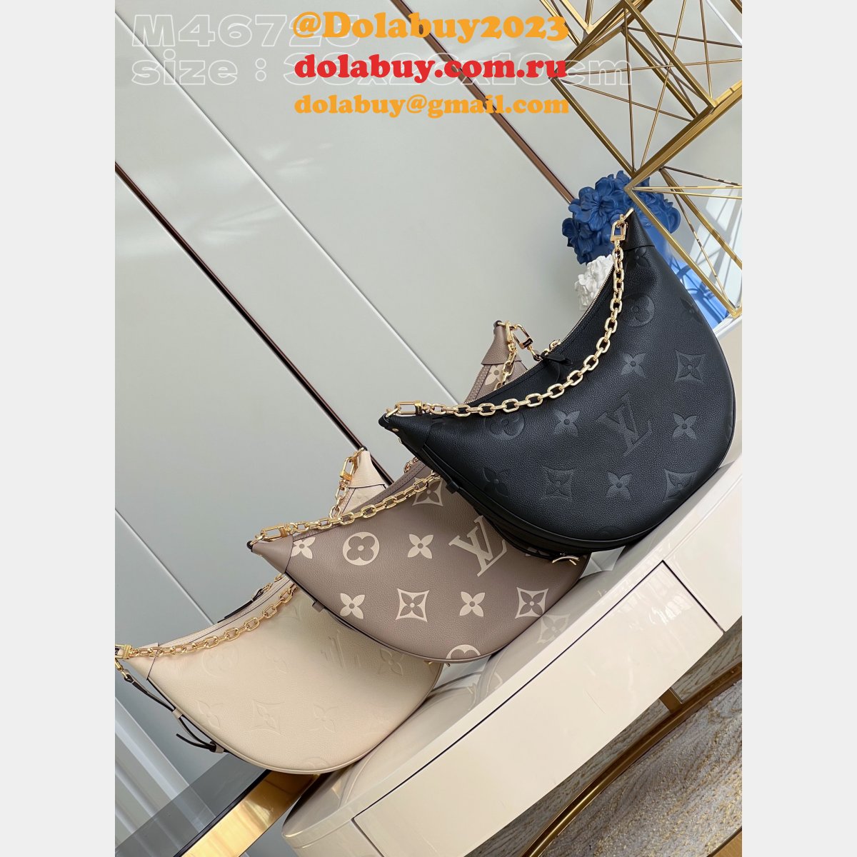 Loop Hobo Louis Vuitton M46725 Top Quality Shoulder Replica Bags