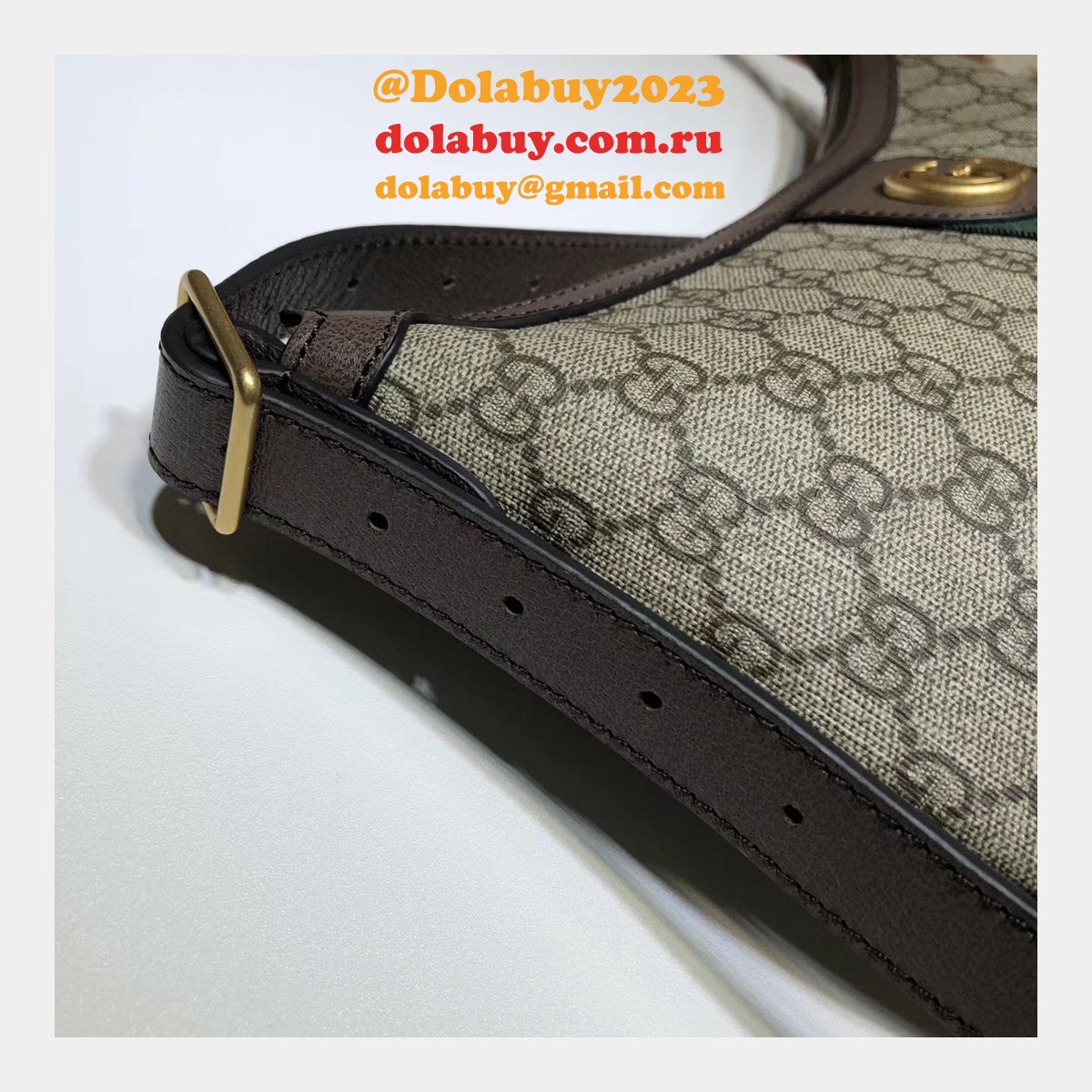 Fake Gucci High Quality Beige Ophidia GG small shoulder 598125 bag