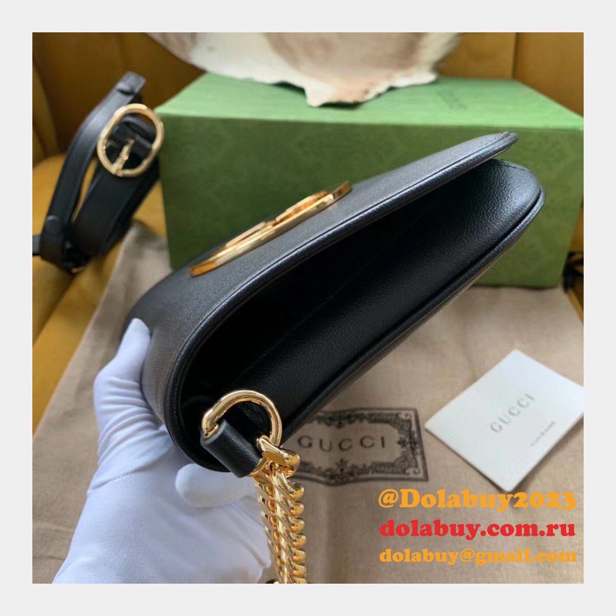 Leather Gucci Fake High Quality Blondie Shoulder 699268 Bag