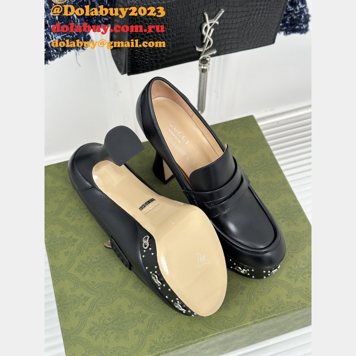 AAA+ Replica GUCCI High Quality SINGLE SHOES