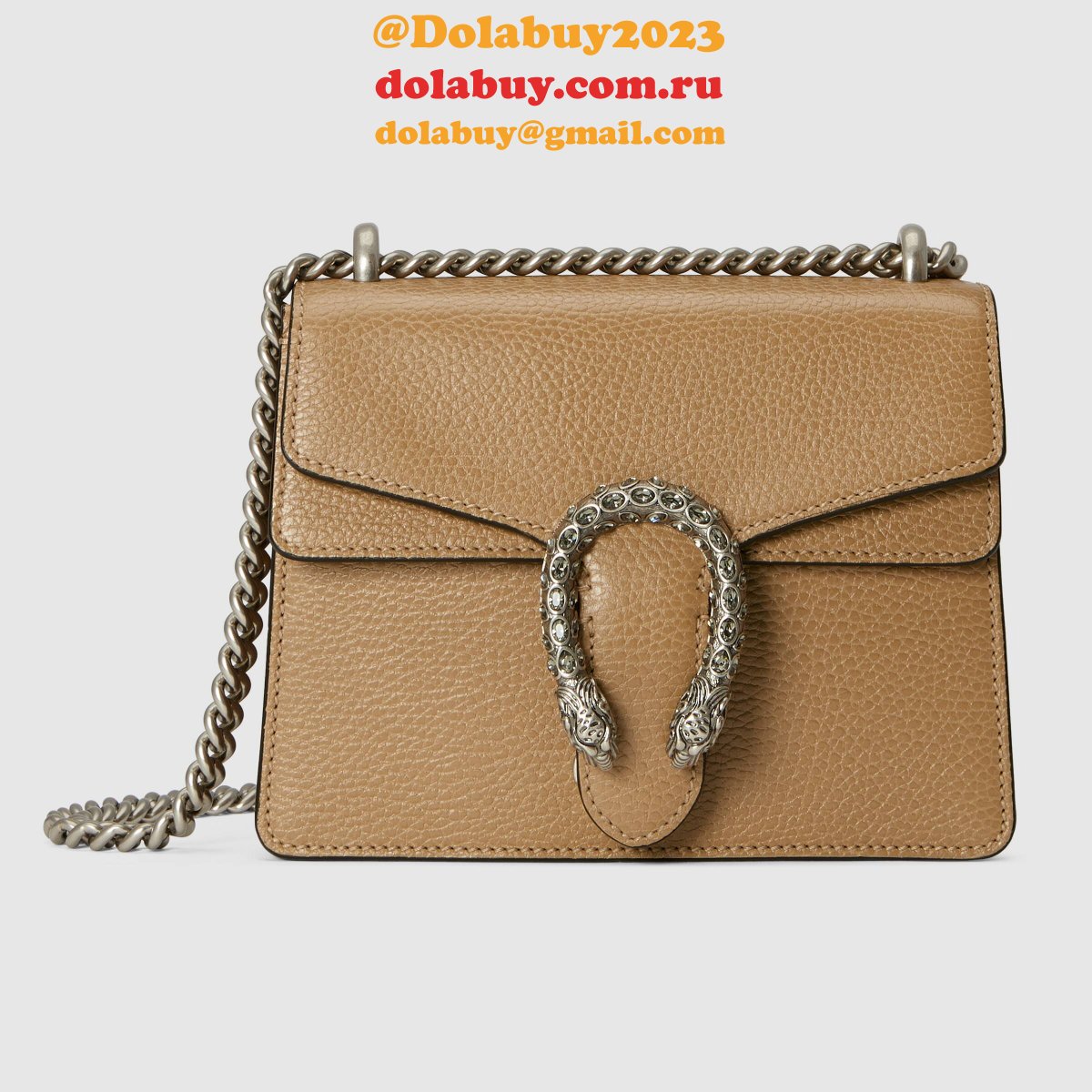 Gucci Dionysus GG Supreme Mini Shoudler 421970 Brown Replica Bag
