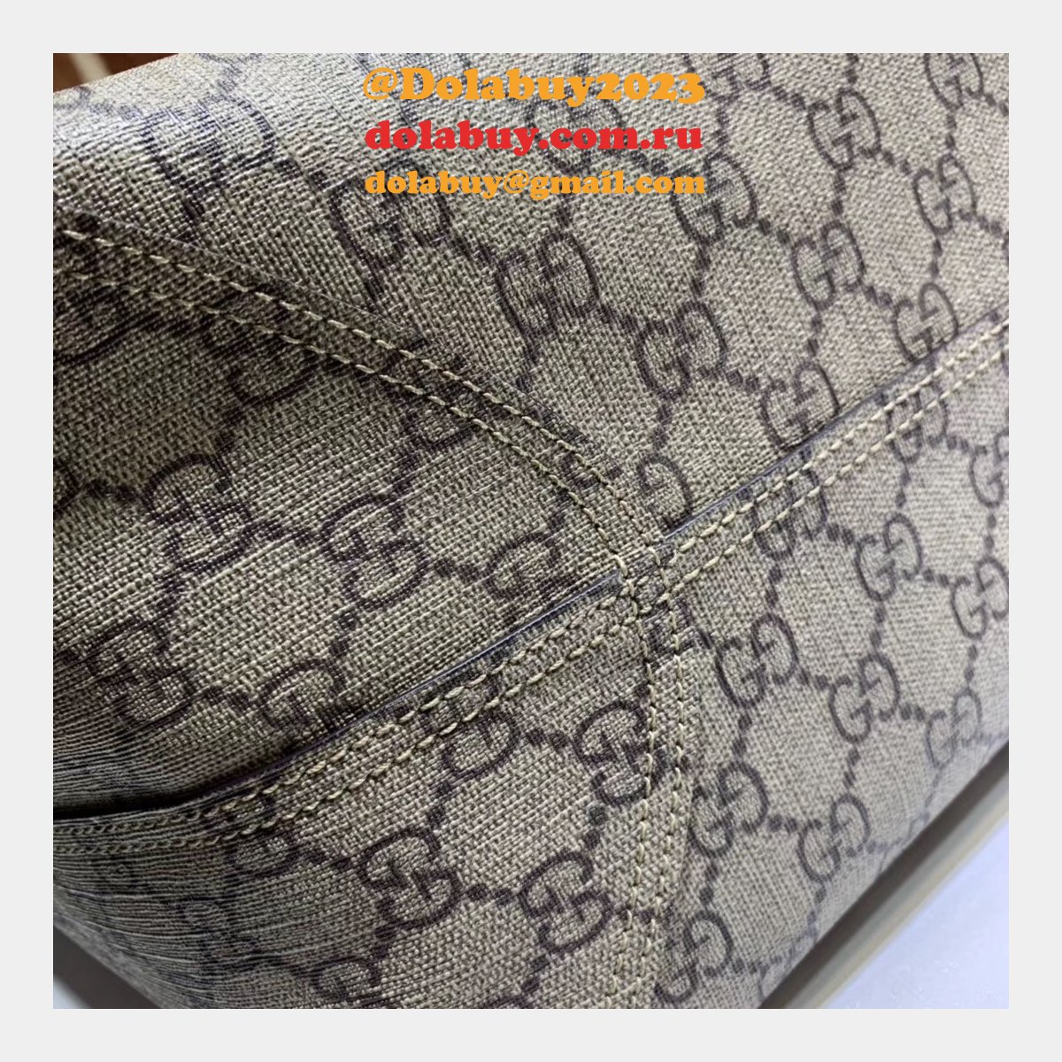 Top Quality Gucci Soft GG Supreme Ophidia Medium Tote 547974