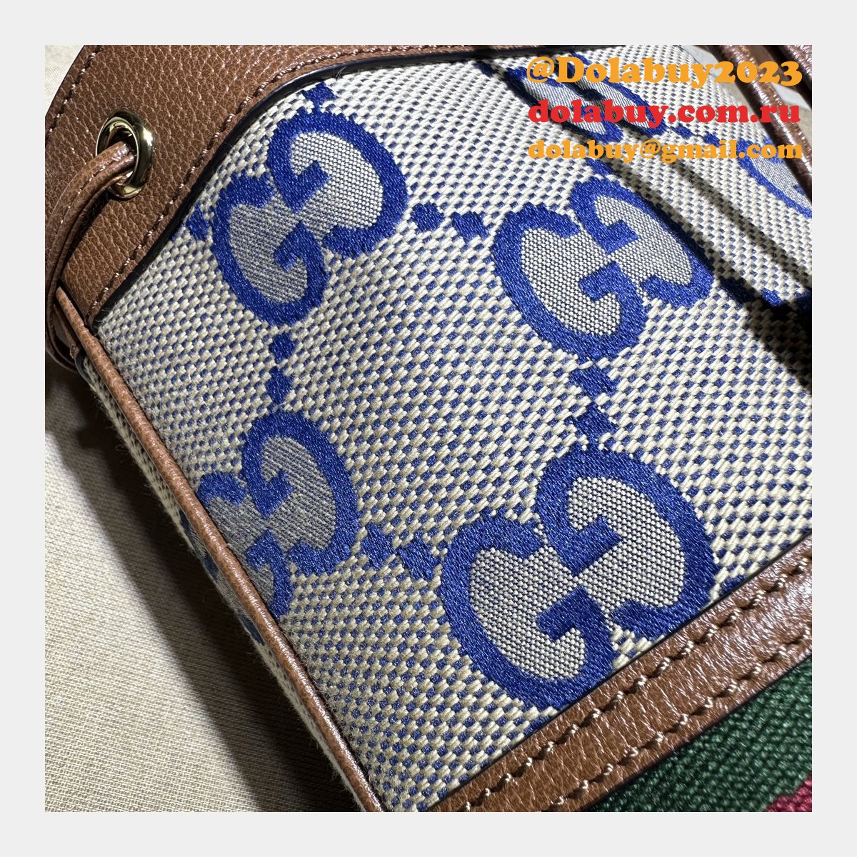 Ophidia Gucci Replica Bucket GG Supreme 550620 Knockoff Bag