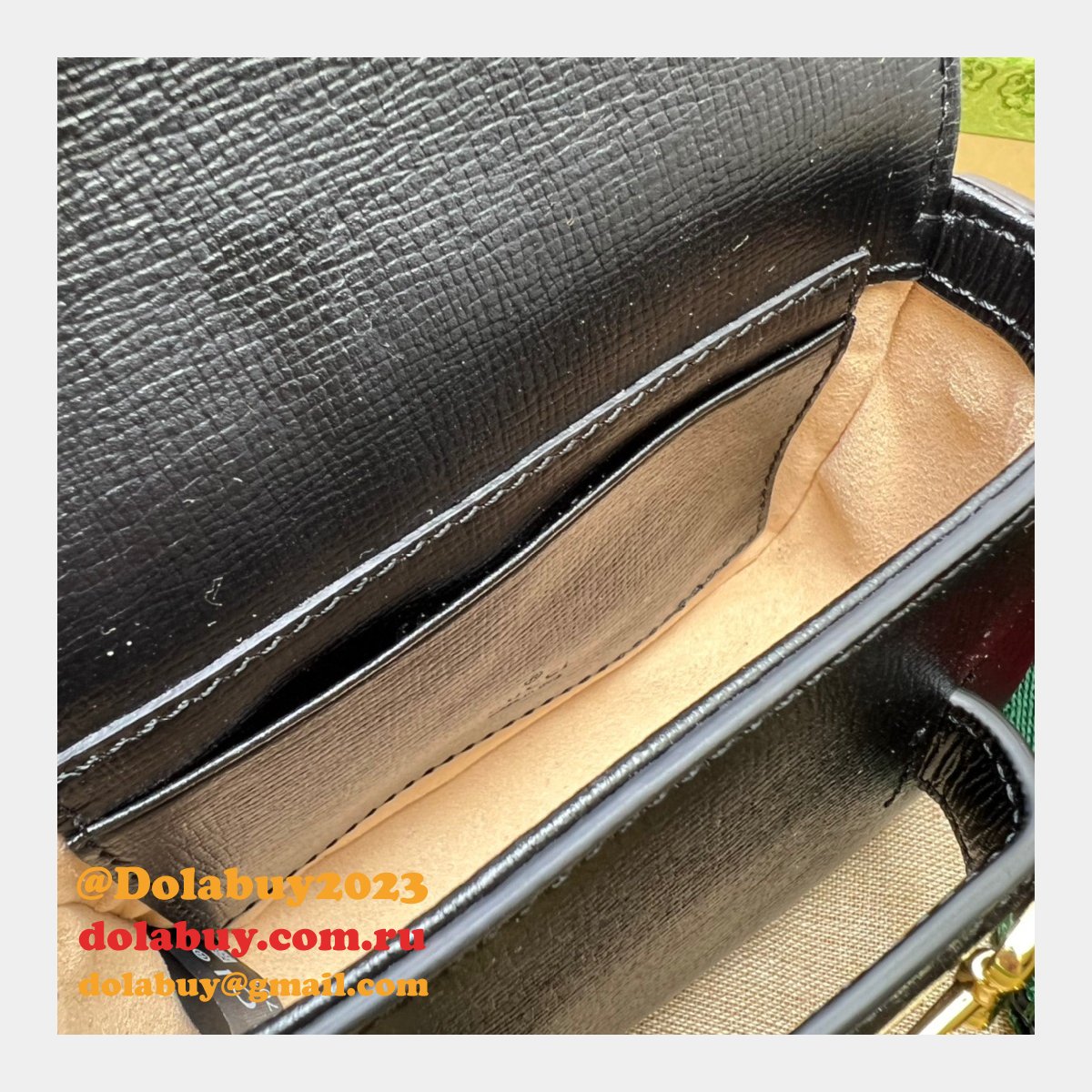 The Replica Gucci 699760 High Quality Horsebit 1955 Strap Wallet