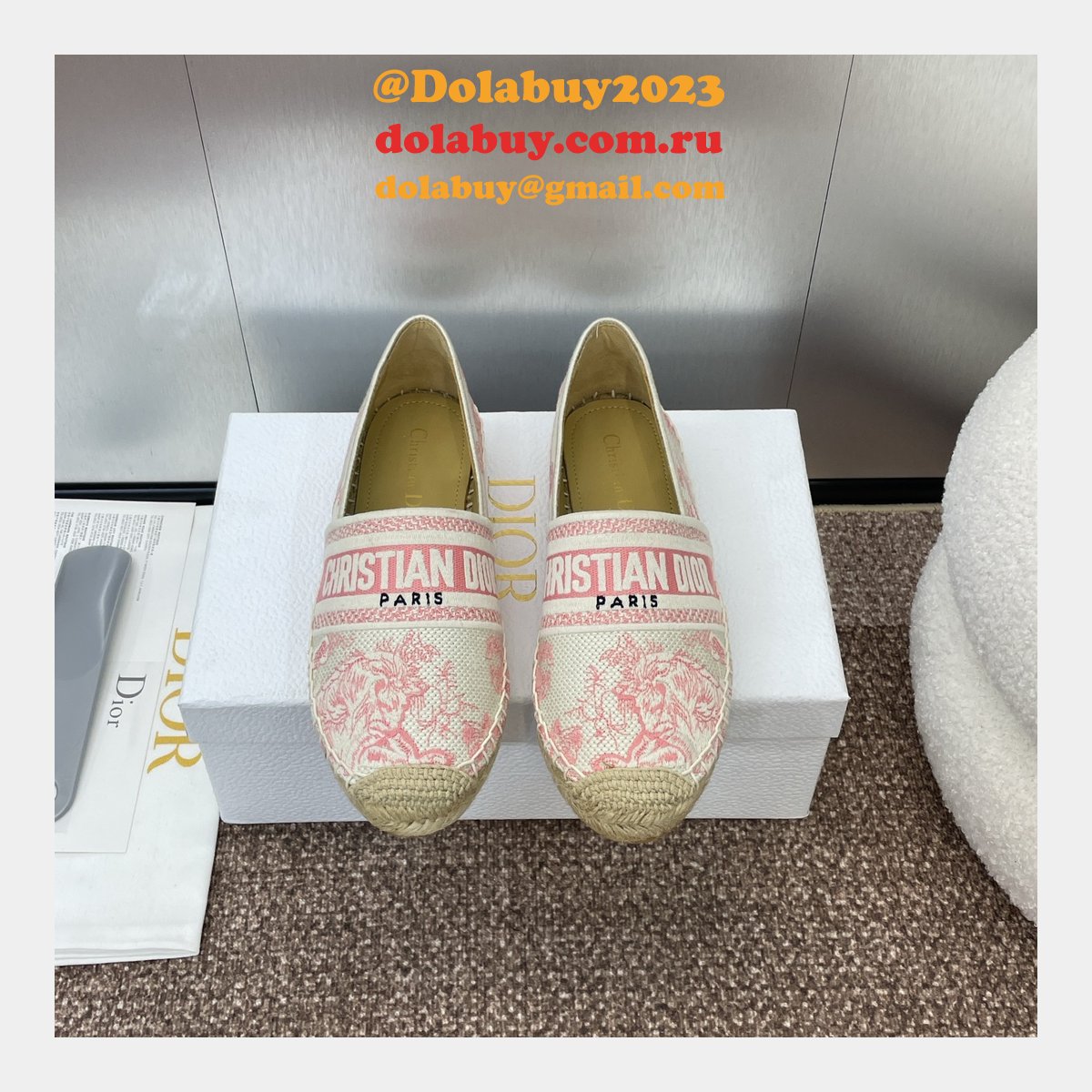 Wholesale Fashion Dior Granville Espadrille