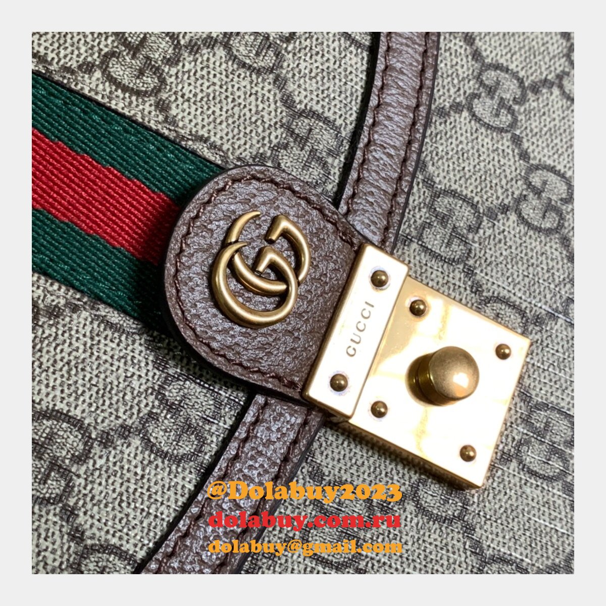 Replica Gucci Ophidia 651055 top handle bag with Web
