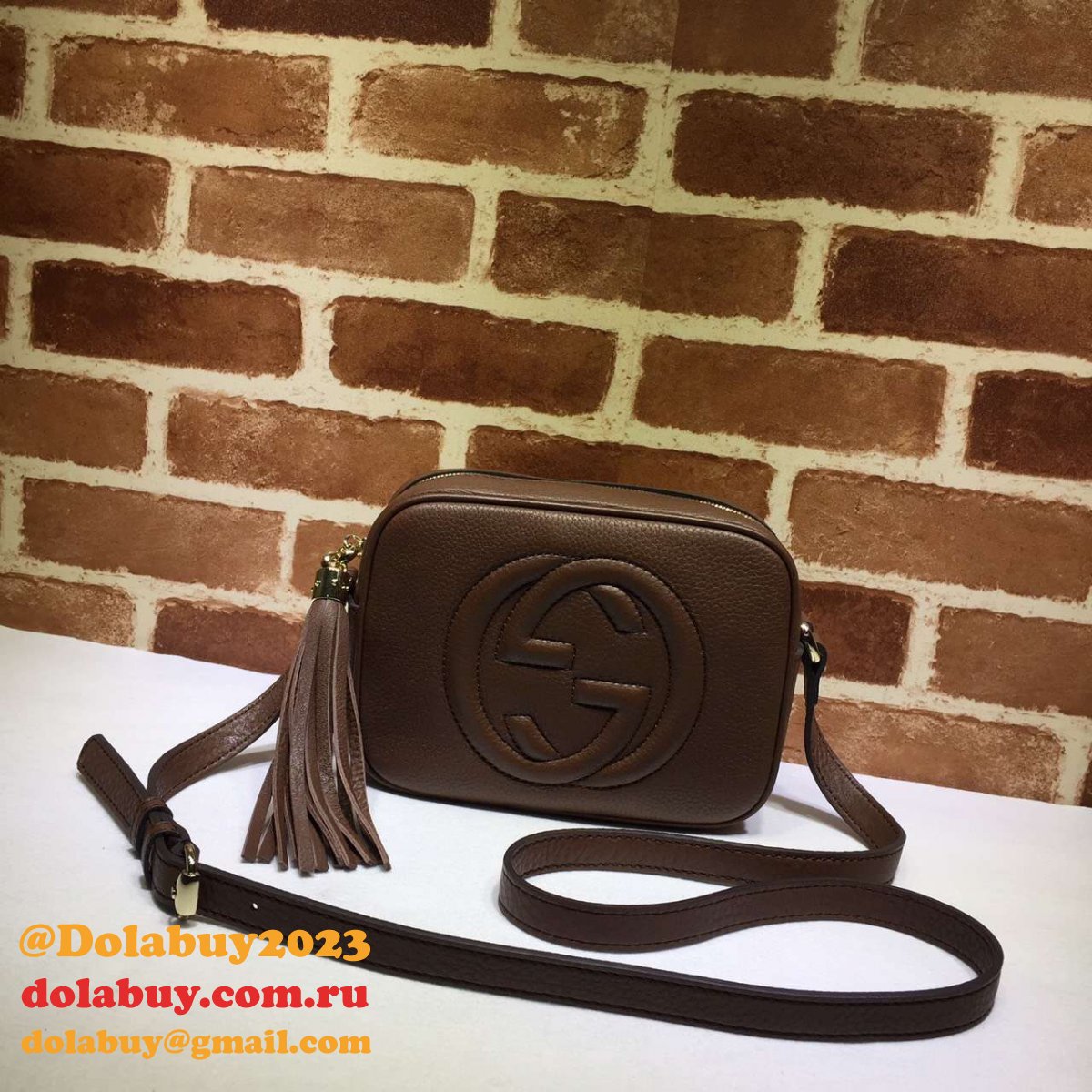 AAA+ Gucci Replicas Soho small leather disco 308364 bag