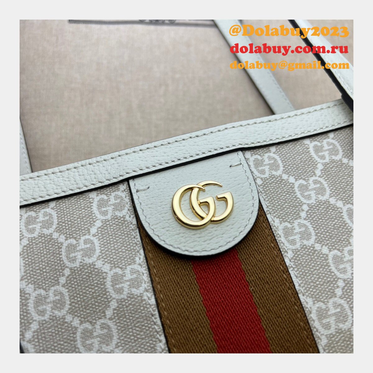 Gucci 631685 Fake Luxury Ophidia GG medium tote