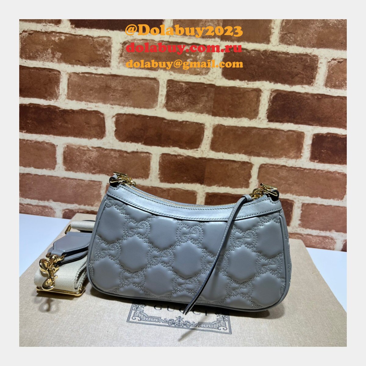 Best Gucci GG AAA+ Matelassé Luxury 735049 Handbag